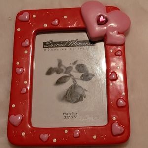 Special Moments Heart Ceramic Picture Frame New